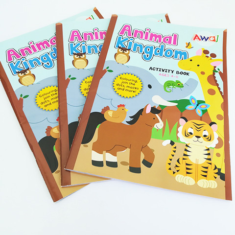 Pencetakan Buku Majalah Penuh Warna Pencetakan Brosur Kardus Glossy