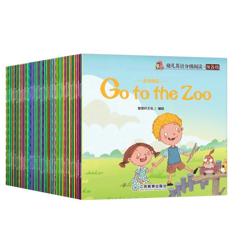 CMYK Full Color Text Book Printing Services Pencetakan Brosur A4 Penjilidan Lem Terikat