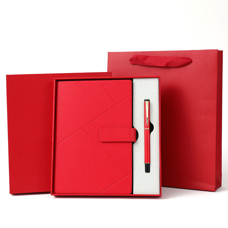 Pencetakan Notebook Hardcover Penuh Warna, Pena Mewah A5 Dan Notebook Set