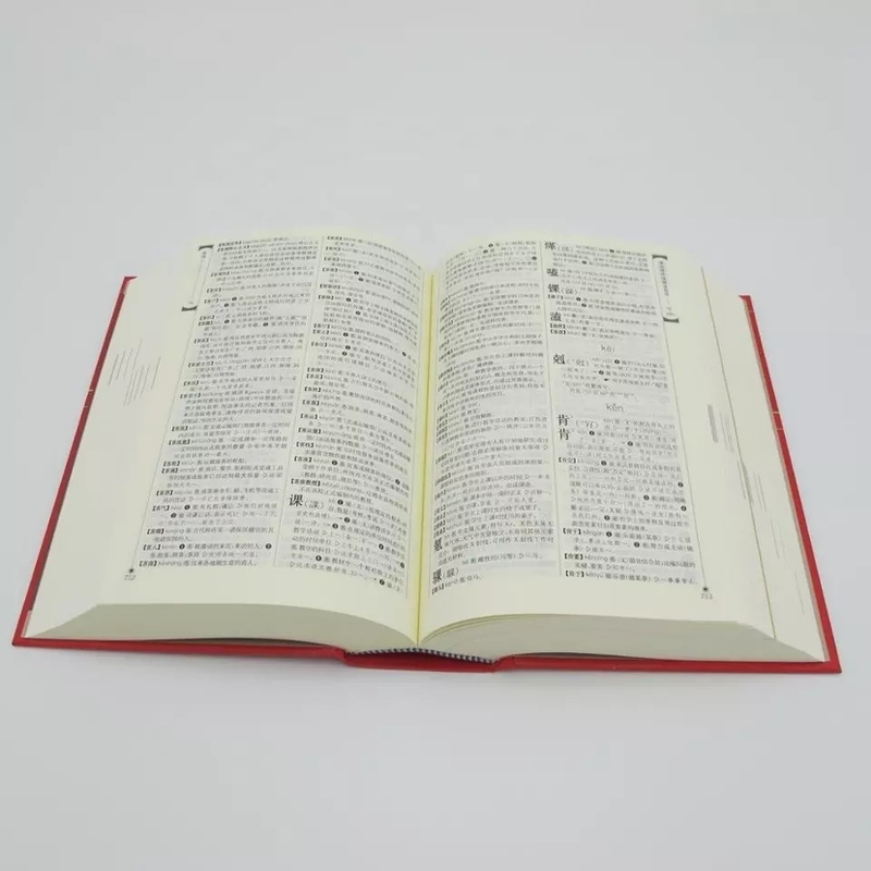 Glossy / Matte Lamination Printable English Dictionary Pencetakan Digital Berwarna-warni