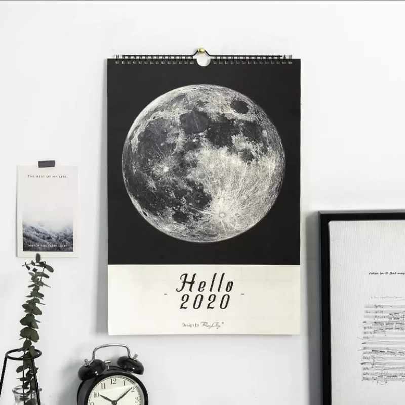 A2 A3 A4 Ukuran Kalender Meja Cetak Kustom Ukuran Besar 4c Cetak Offset
