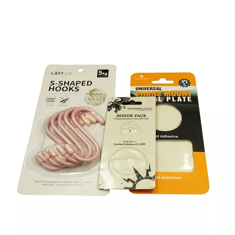 PVC Clear Stock Slide Blister Packaging Biodegradable Disesuaikan