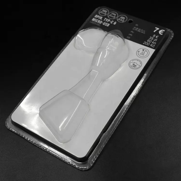 PVC Clear Stock Slide Blister Packaging Biodegradable Disesuaikan