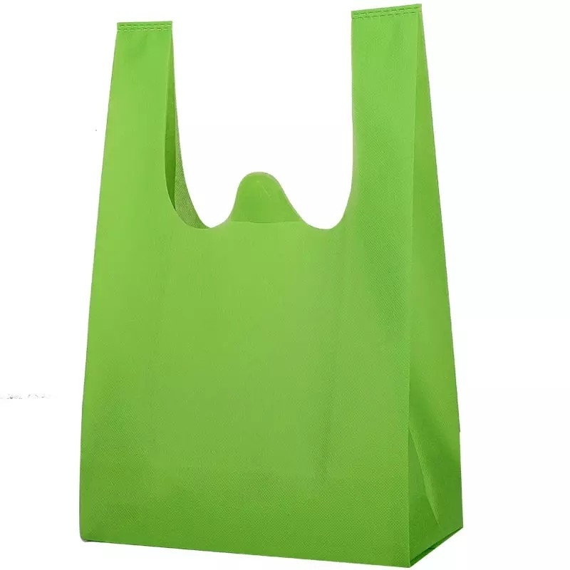 Tas Non Woven Die Cut yang Dapat Digunakan Kembali Ramah Lingkungan Warna Disesuaikan