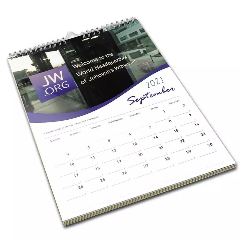 Cetak Mewarnai Kustom 2023 Kalender Dinding A5 142x210mm Promosi
