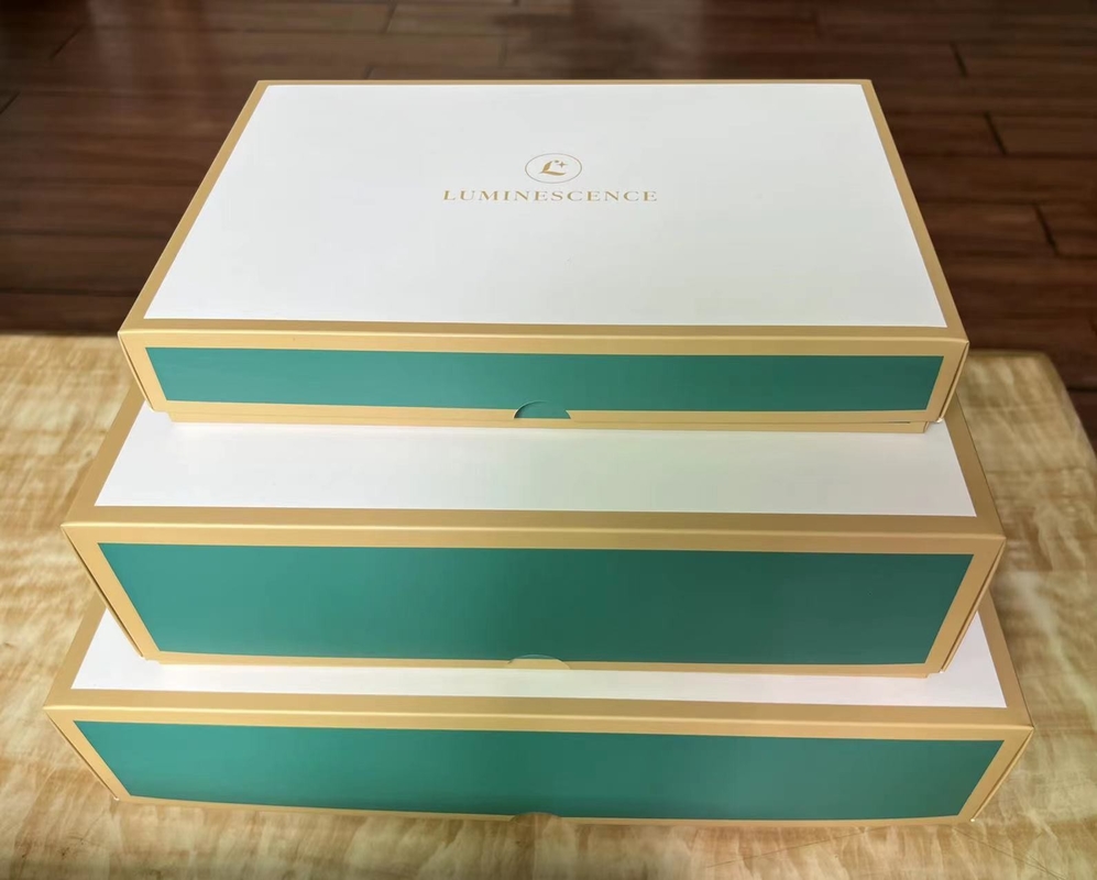 Mooncake Tea Medlar Cmyk Full Color Printed Boxes Spot Uv Disesuaikan